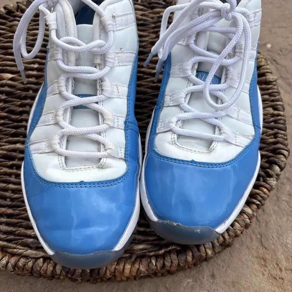 Air Jordan XI (8.5) Retro Low ‘White & University Blue’ Men Size 8.5